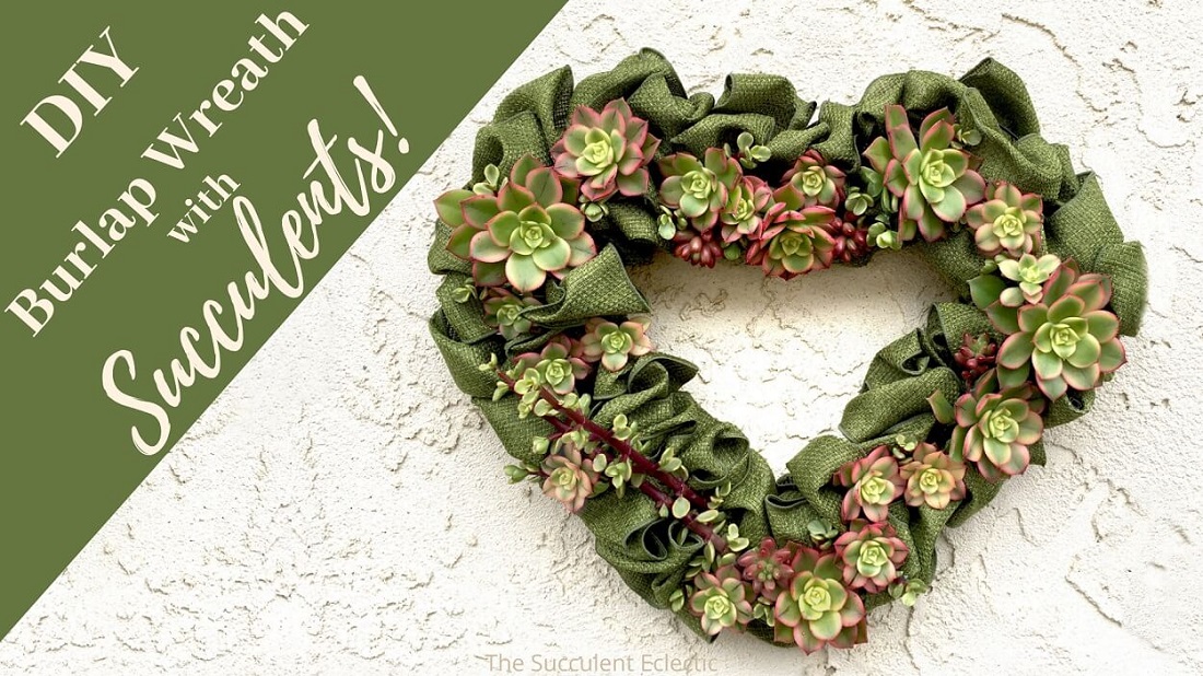 Read more about the article DIY Burlap Wreath with Succulents!