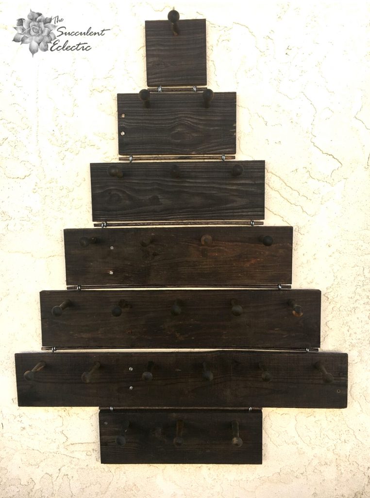 DIY Advent calendar wooden Christmas tree
