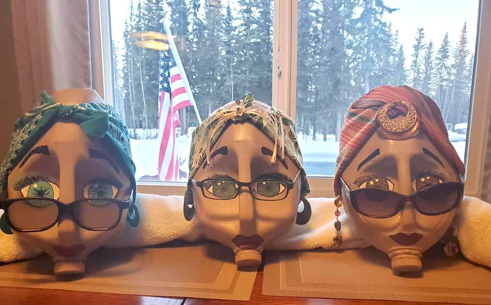 Upcycled milk jugs become adorable face planters