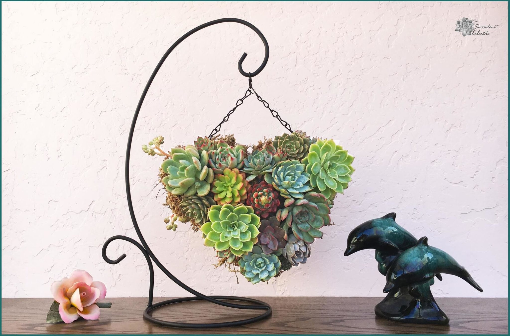 Simply Sensational DIY Succulent Topiary Heart The Succulent Eclectic